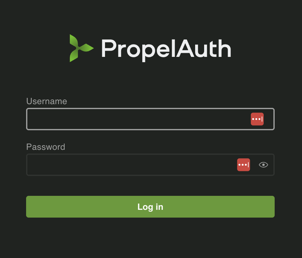 dashboard login
