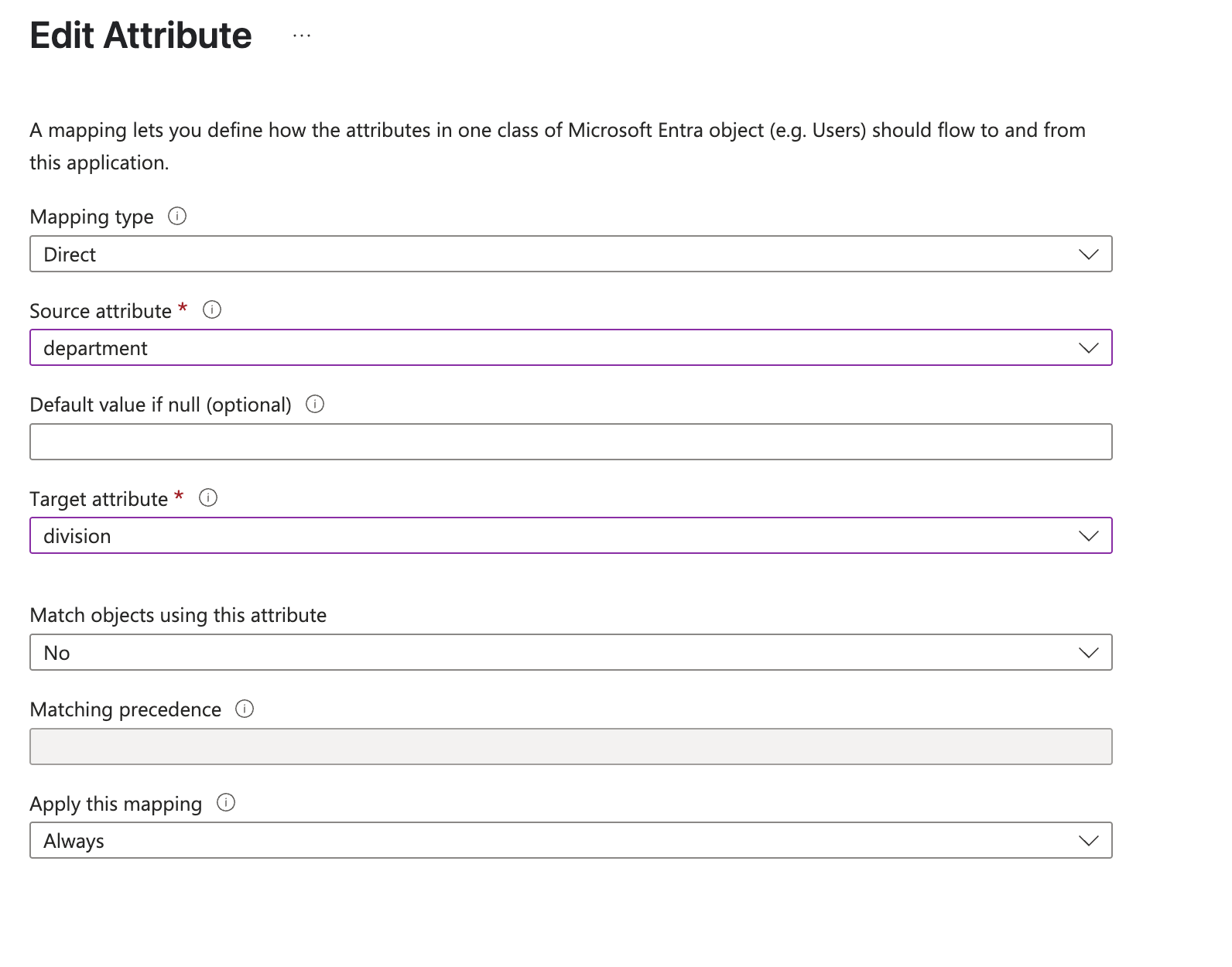 Adding a mapping for the new property